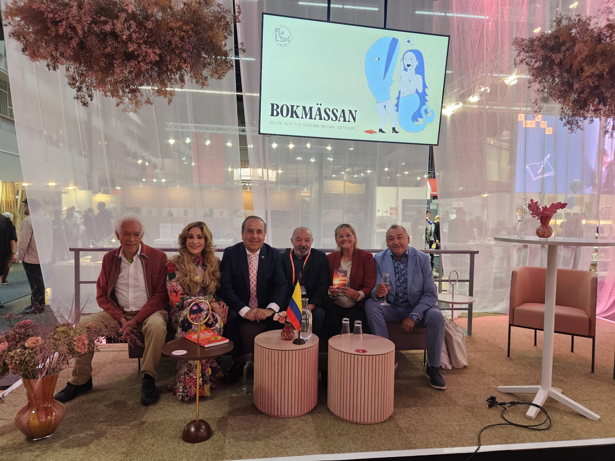 Colombia participó como país invitado en la Feria del Libro de Gotemburgo 2025