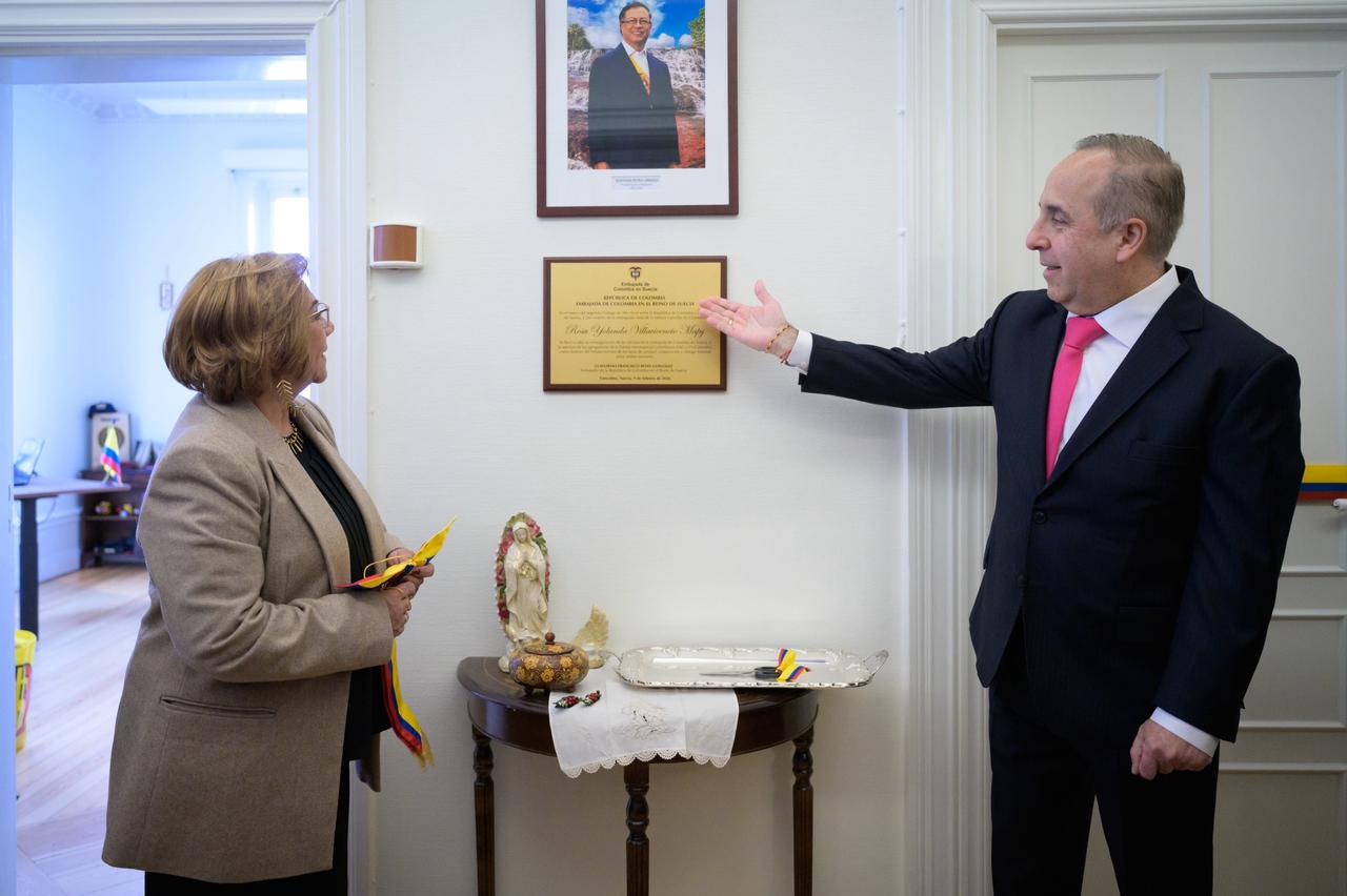 Colombia fortalece su presencia estratégica en Europa con la apertura de la Agregaduría Aérea en Suecia