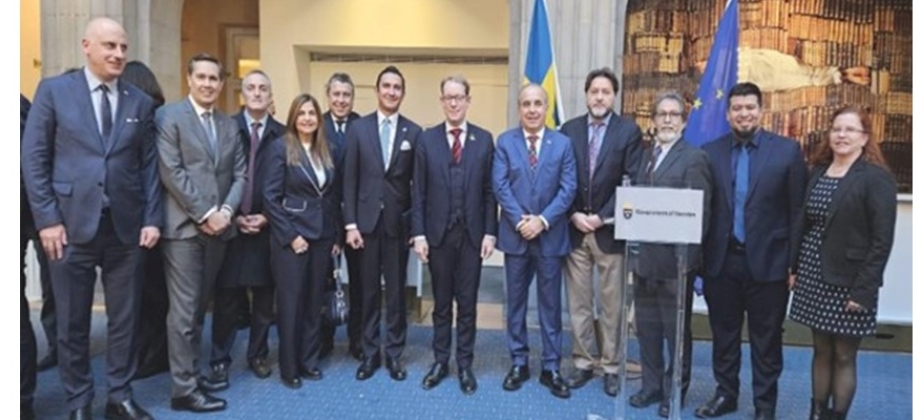 Embajador de Colombia asistió a reunión informativa sobre las prioridades de Suecia en la Organización de Cooperación de los países nórdicos, de los Bálticos – Nórdicos y del Consejo de Ministros Nórdico 
