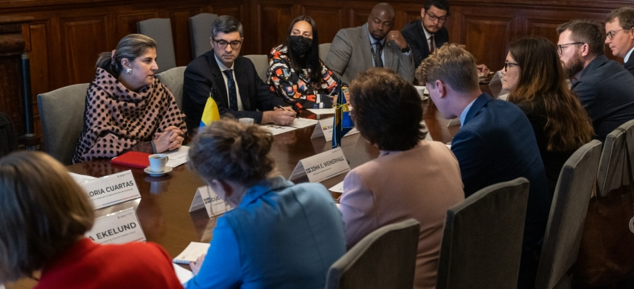 Delegación del Parlamento de Suecia reafirma apoyo a Colombia en su búsqueda de la paz total
