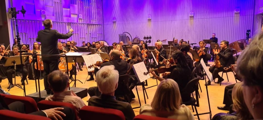 Orquesta Sinfónica de Bogotá fue ovacionada durante tour musical 