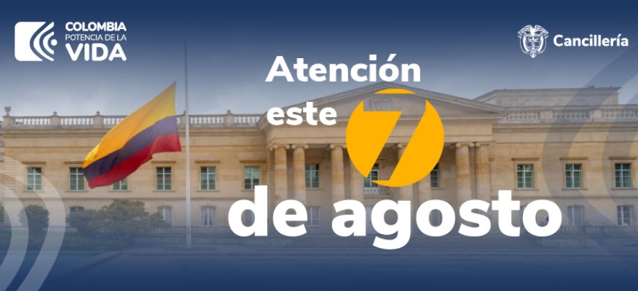 Embajadas y consulados de Colombia no tendrán atención al público el 7 de agosto de 2023 con ocasión del Día de la Batalla de Boyacá