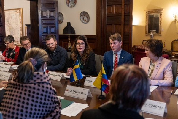 Delegación del Parlamento de Suecia reafirma apoyo a Colombia en su búsqueda de la paz total
