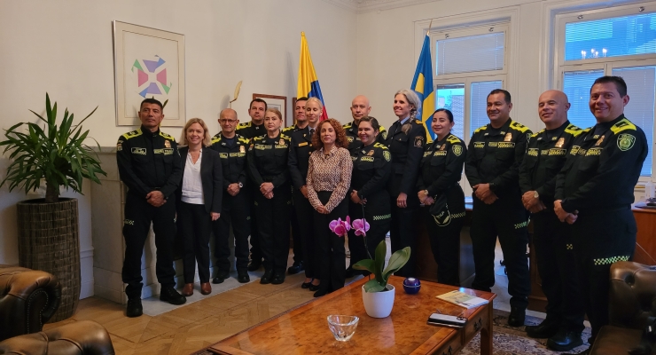 Encuentro con cooperantes suecos de la Policía Nacional