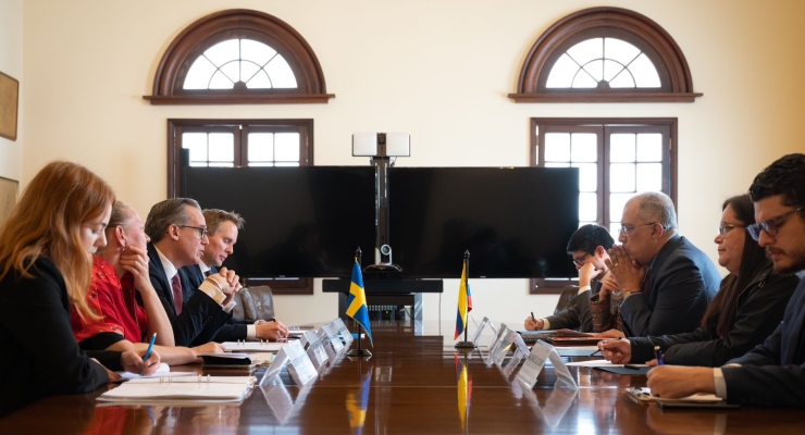 Viceministro de Relaciones Exteriores y el Viceministro de Comercio Exterior del Reino de Suecia dialogaron sobre temas estratégicos de la agenda bilateral